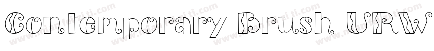 Contemporary Brush URW字体转换